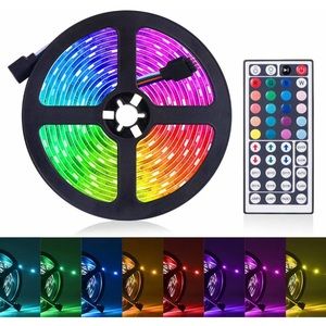 LED Light Strip, 16.4ft RGB LED Light Strip